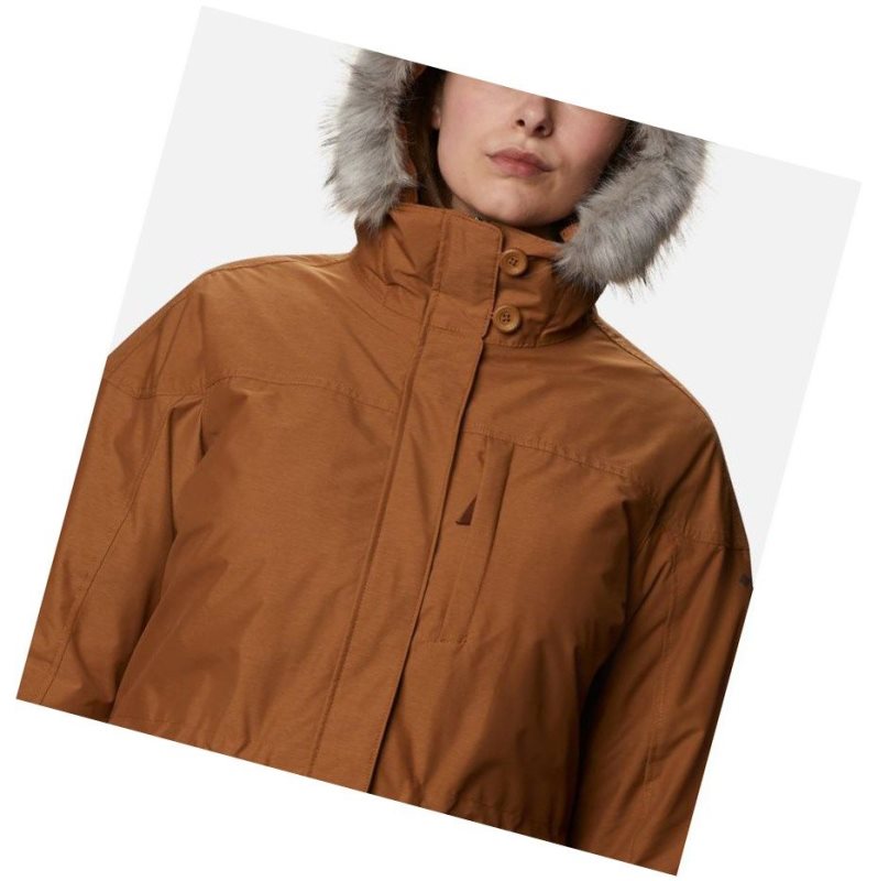 Columbia Carson Pass Interchange Plus Size Mont Kadın Kahverengi | 67945-HDUQ
