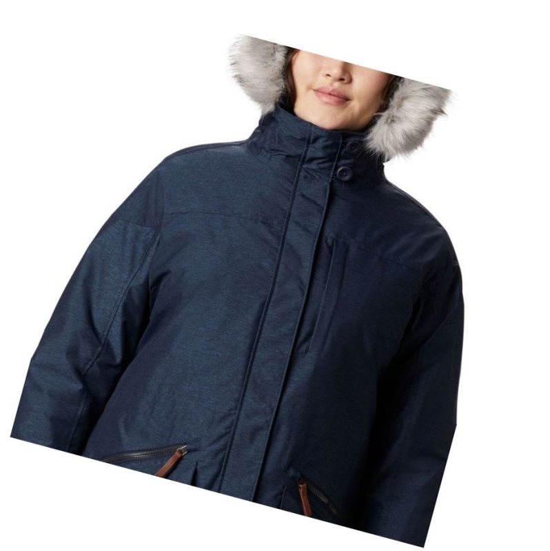 Columbia Carson Pass Interchange Plus Size Mont Kadın Lacivert | 61948-ORHC