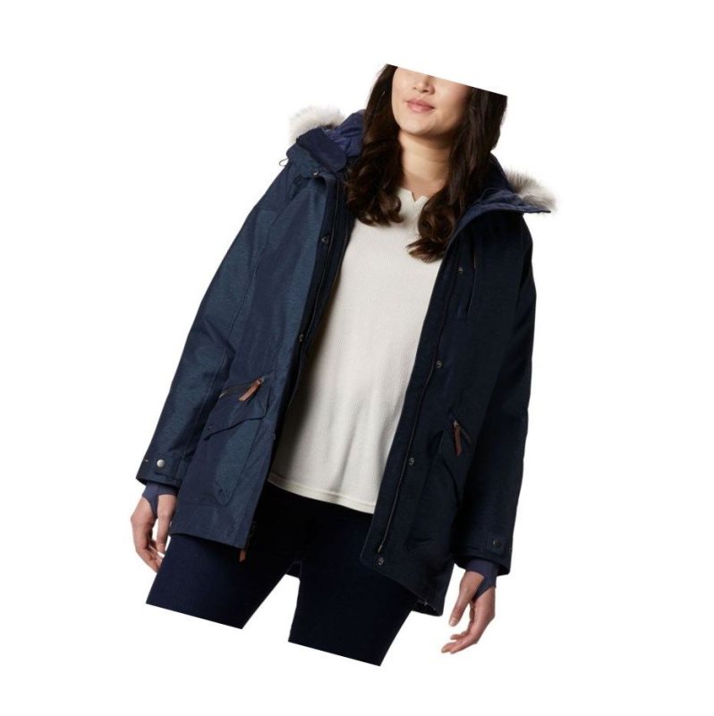 Columbia Carson Pass Interchange Plus Size Mont Kadın Lacivert | 61948-ORHC