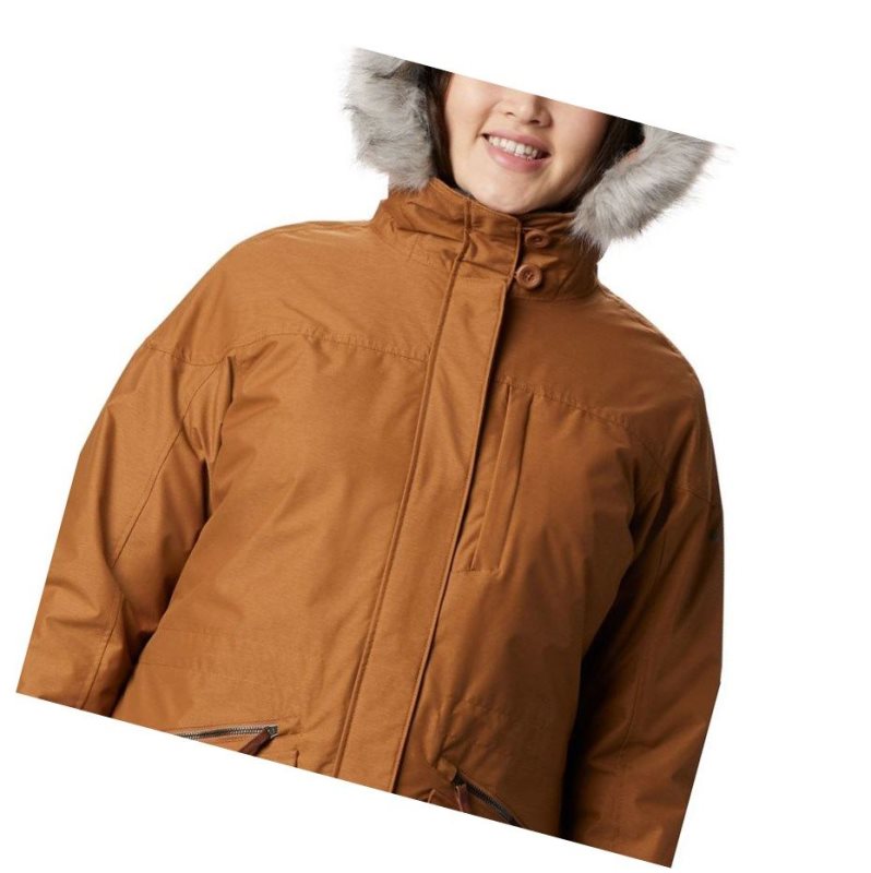 Columbia Carson Pass Interchange Plus Size Mont Kadın Kahverengi | 50271-NOFW