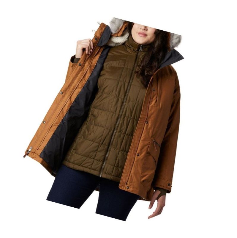Columbia Carson Pass Interchange Plus Size Mont Kadın Kahverengi | 50271-NOFW
