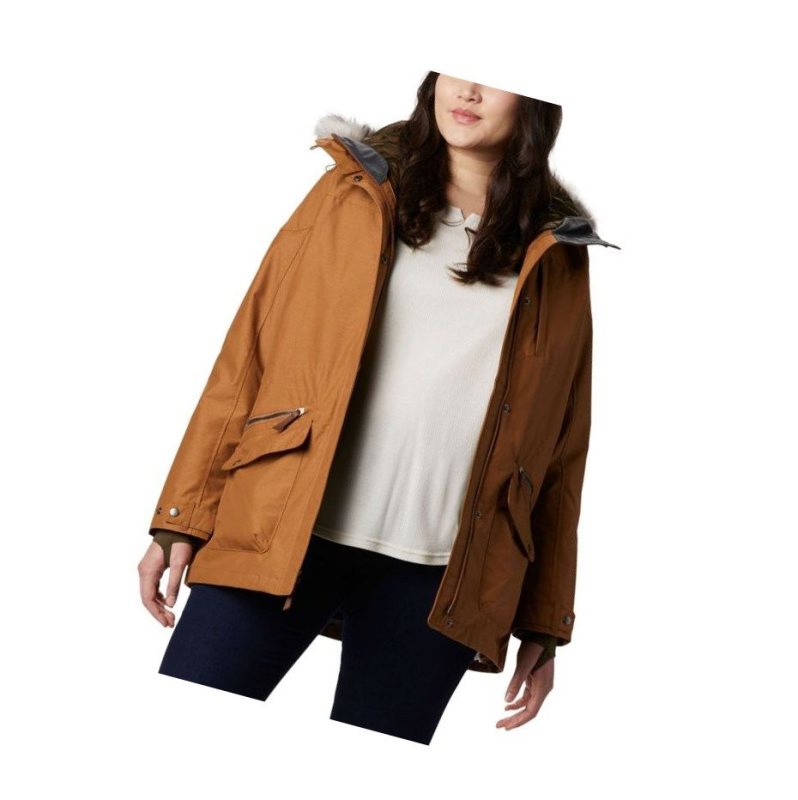 Columbia Carson Pass Interchange Plus Size Mont Kadın Kahverengi | 50271-NOFW