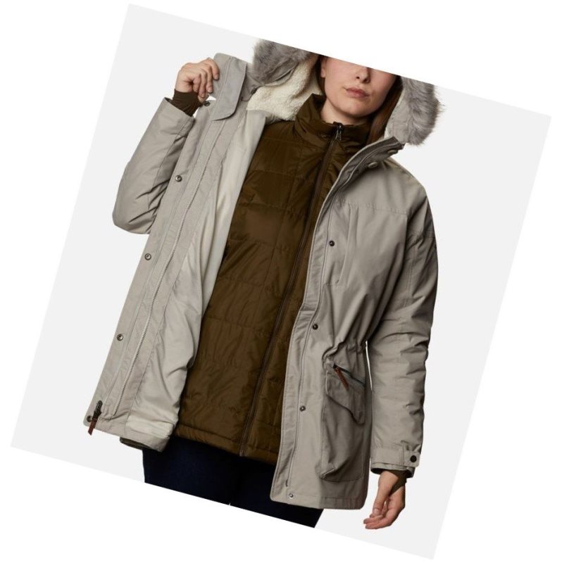 Columbia Carson Pass Interchange Plus Size Mont Kadın Gri | 92830-HPAW