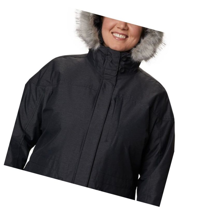 Columbia Carson Pass Interchange Plus Size Mont Kadın Siyah | 21360-MRDO