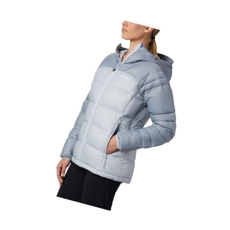 Columbia Centennial Creek Down Hooded Mont Kadın Gri | 90751-YNUA