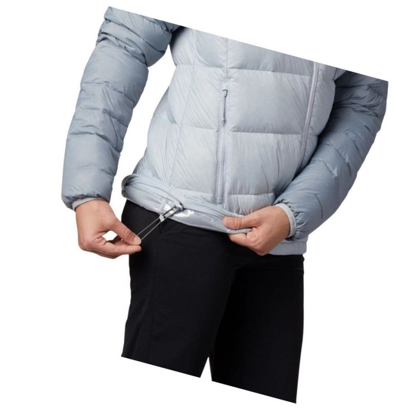 Columbia Centennial Creek Down Hooded Mont Kadın Gri | 90751-YNUA