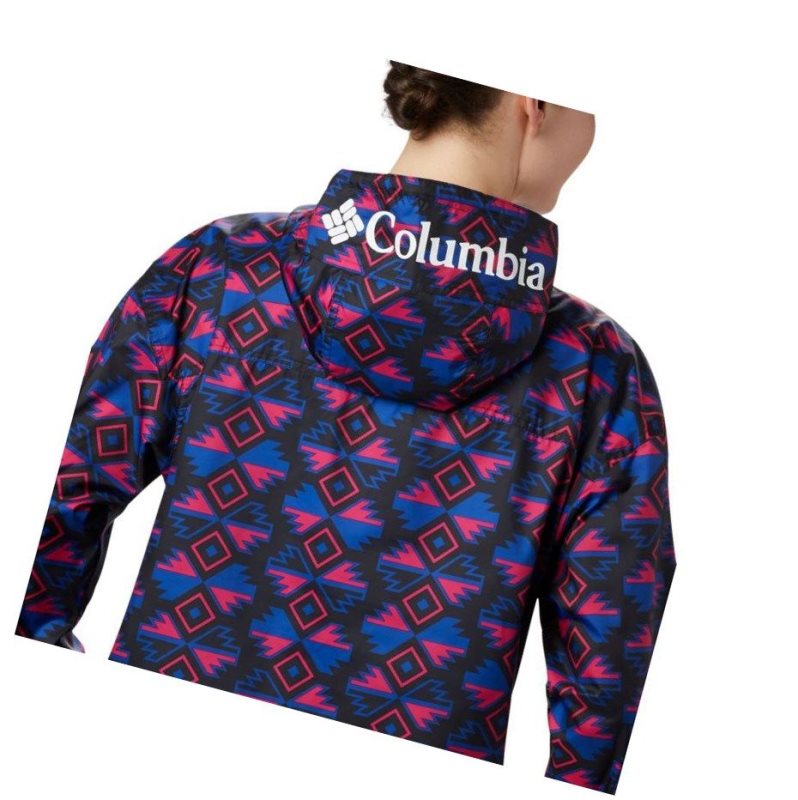 Columbia Challenger Windbreaker Mont Kadın Siyah | 70836-DJMN