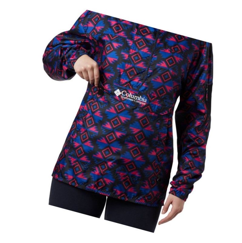 Columbia Challenger Windbreaker Mont Kadın Siyah | 70836-DJMN