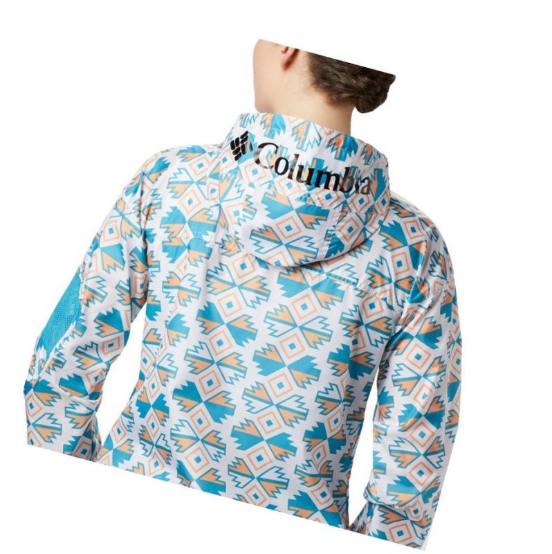 Columbia Challenger Windbreaker Mont Kadın Beyaz | 56109-PTQA