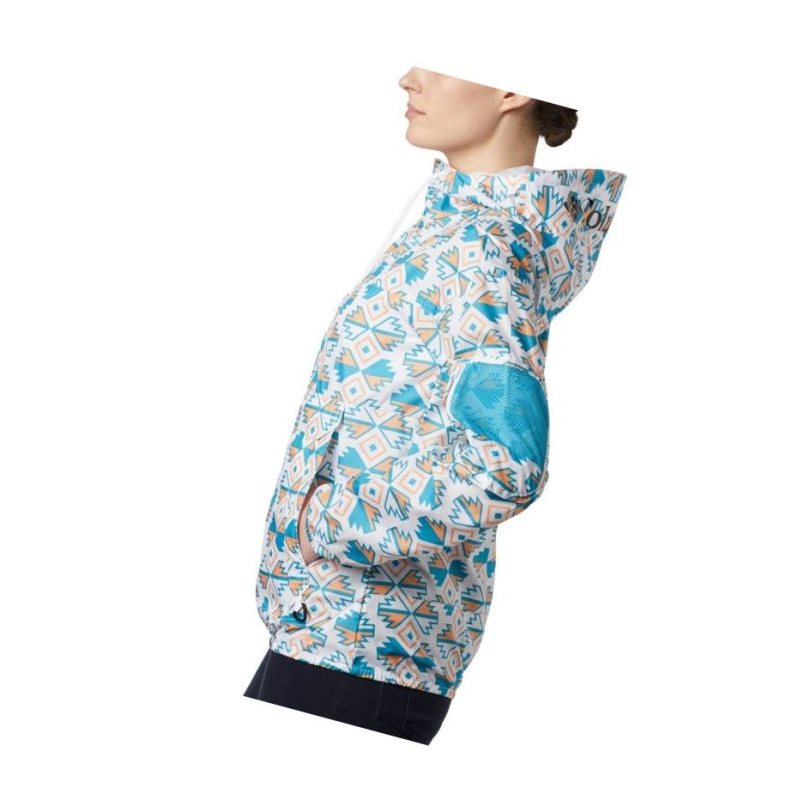 Columbia Challenger Windbreaker Mont Kadın Beyaz | 56109-PTQA