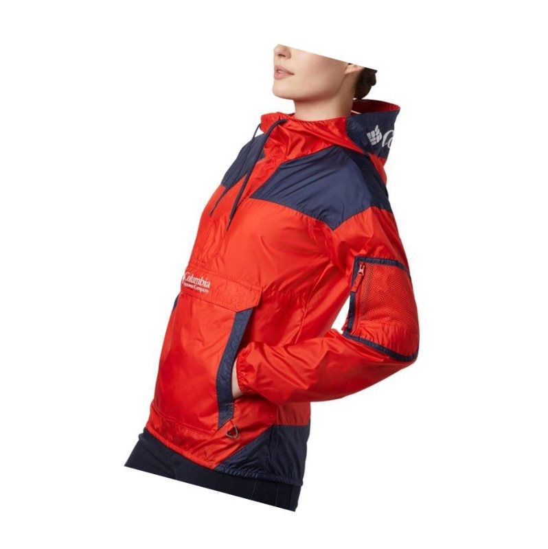 Columbia Challenger Windbreaker Mont Kadın Turuncu Lacivert | 34726-FGYQ