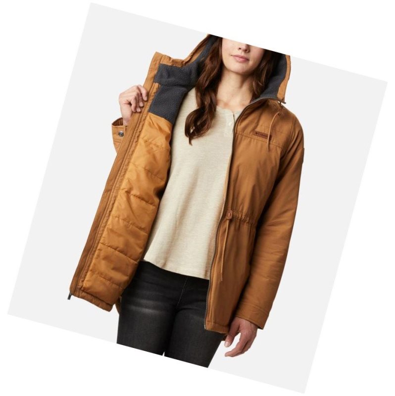 Columbia Chatfield Hill Mont Kadın Kahverengi | 85197-FQWI
