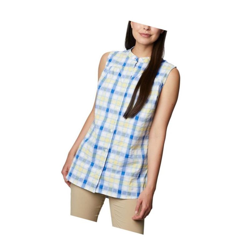 Columbia Cherry Creek Lane Sleeveless Tunic Atlet Kadın Mavi | 63475-PZNG