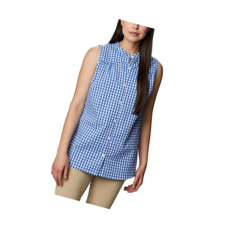 Columbia Cherry Creek Lane Sleeveless Tunic Atlet Kadın Mavi | 62098-WCEV