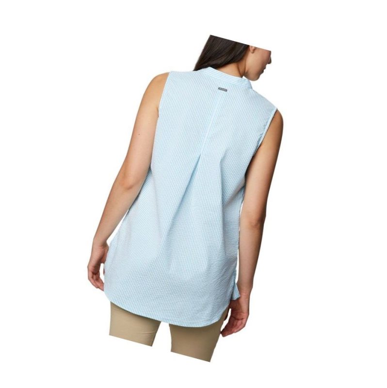 Columbia Cherry Creek Lane Sleeveless Tunic Atlet Kadın Turkuaz | 15906-TRDL