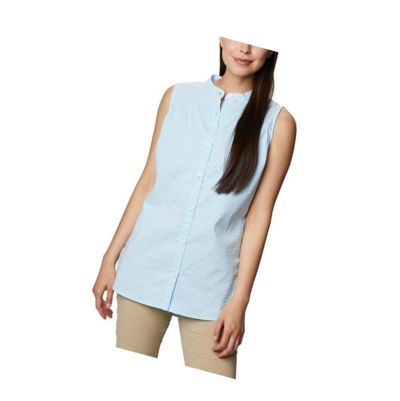 Columbia Cherry Creek Lane Sleeveless Tunic Atlet Kadın Turkuaz | 15906-TRDL