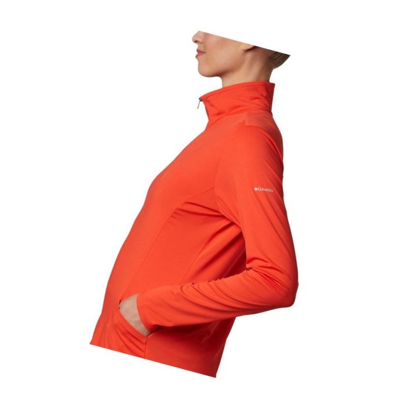 Columbia Chill River Full Zip Mont Kadın Kırmızı | 93104-JNLG