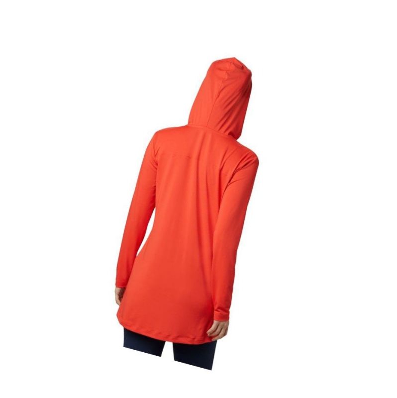 Columbia Chill River Hooded Tunic Kapşonlu Kadın Kırmızı | 47829-KGLM