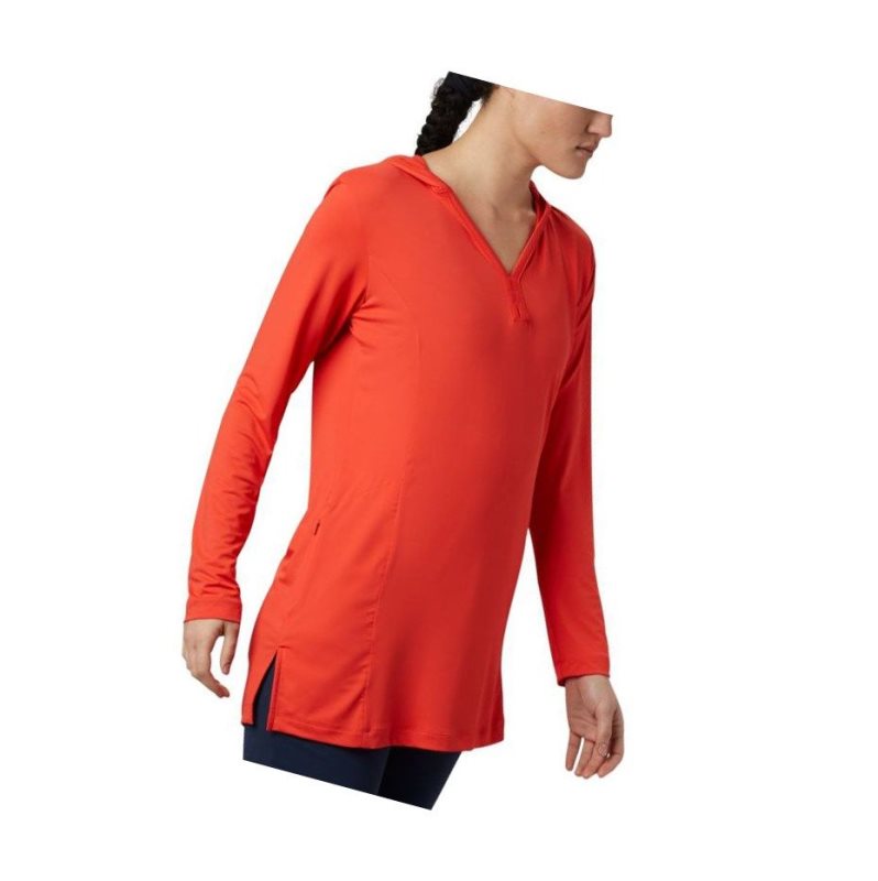 Columbia Chill River Hooded Tunic Kapşonlu Kadın Kırmızı | 47829-KGLM