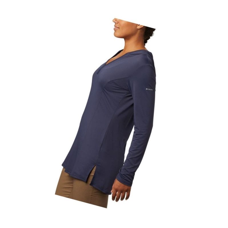 Columbia Chill River Hooded Tunic Kapşonlu Kadın Lacivert | 85396-HBOA