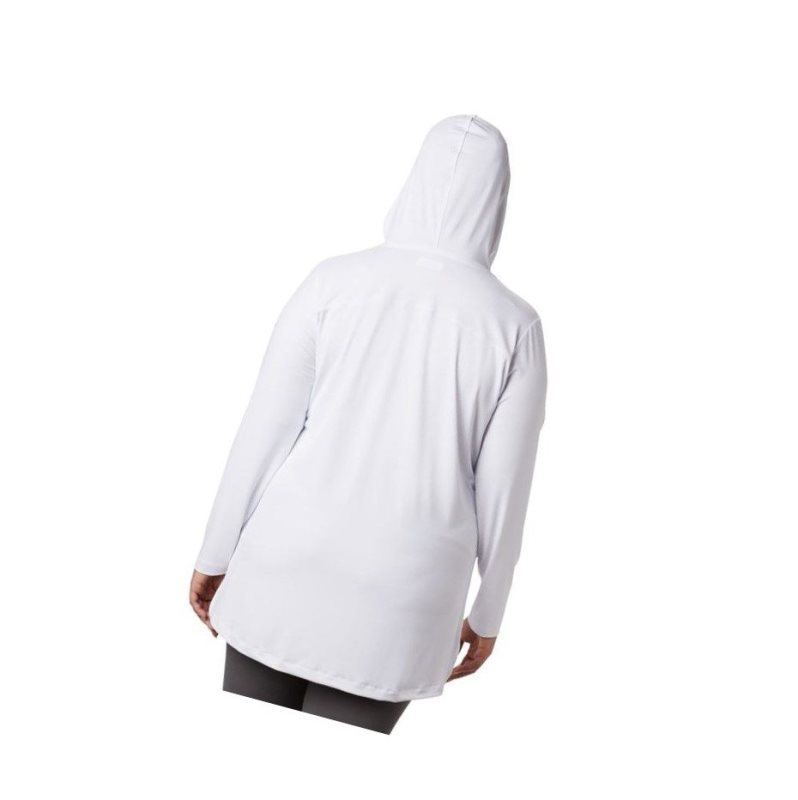 Columbia Chill River Hooded Tunic - Plus Kapşonlu Kadın Beyaz | 68279-EXAQ