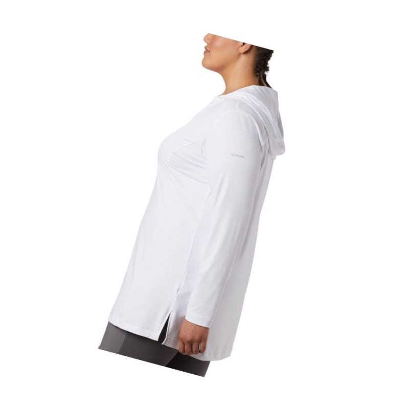 Columbia Chill River Hooded Tunic - Plus Kapşonlu Kadın Beyaz | 68279-EXAQ