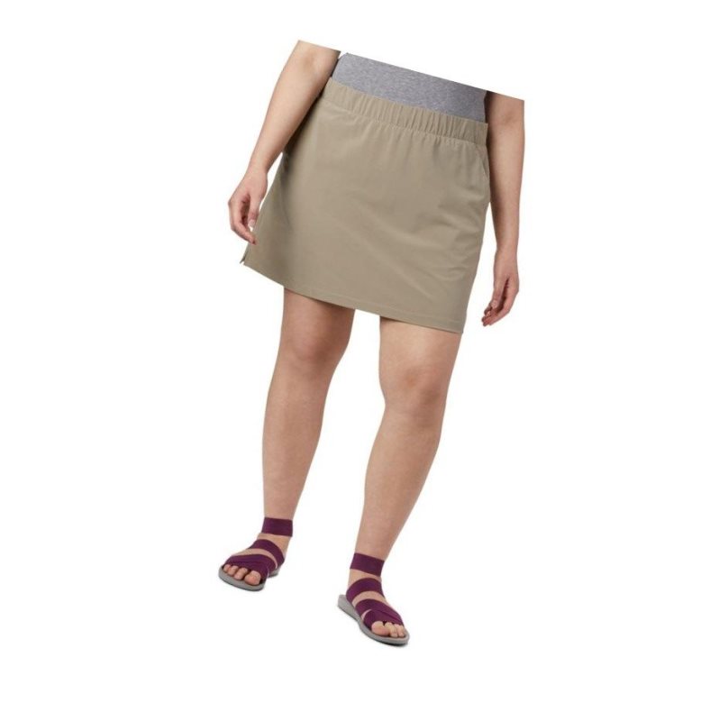 Columbia Chill River Plus Size Kısa Etek Kadın Kahverengi | 68741-LHUM