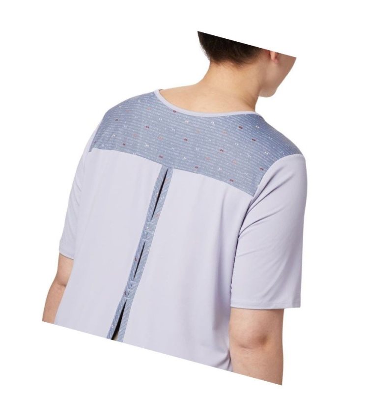 Columbia Chill River Short Sleeve Plus Size Tişört Kadın Mor | 74036-LMPY