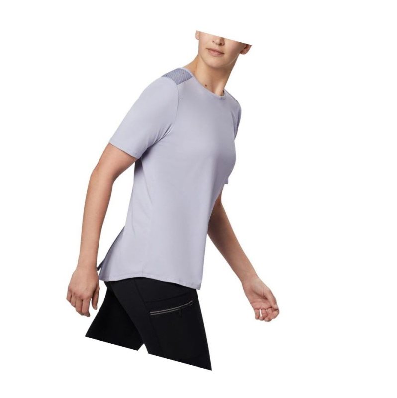 Columbia Chill River Short Sleeve Tişört Kadın Mor | 31046-MBIH
