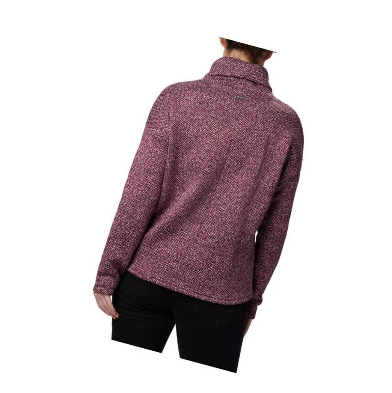 Columbia Chillin Fleece Sweatshirt Kadın Siyah Pembe | 53902-YKNG