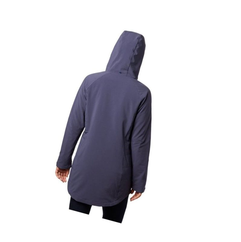 Columbia Cleveland Crest Long Mont Kadın Lacivert | 61384-QYPU