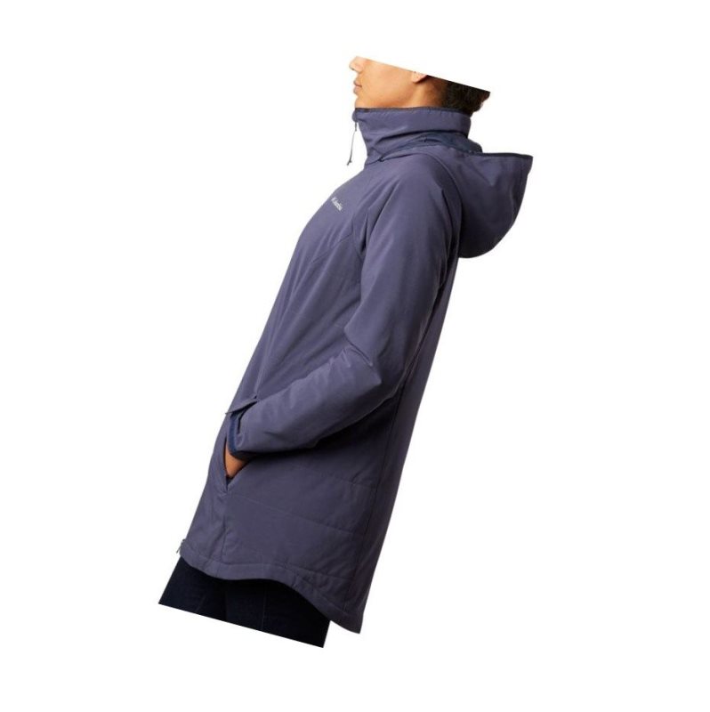 Columbia Cleveland Crest Long Mont Kadın Lacivert | 61384-QYPU