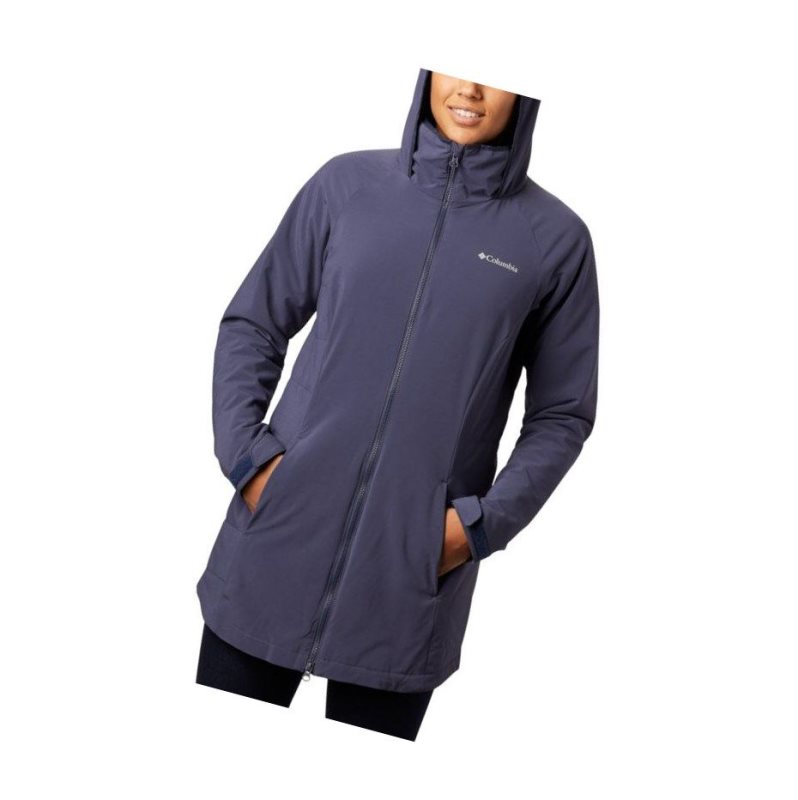 Columbia Cleveland Crest Long Mont Kadın Lacivert | 61384-QYPU