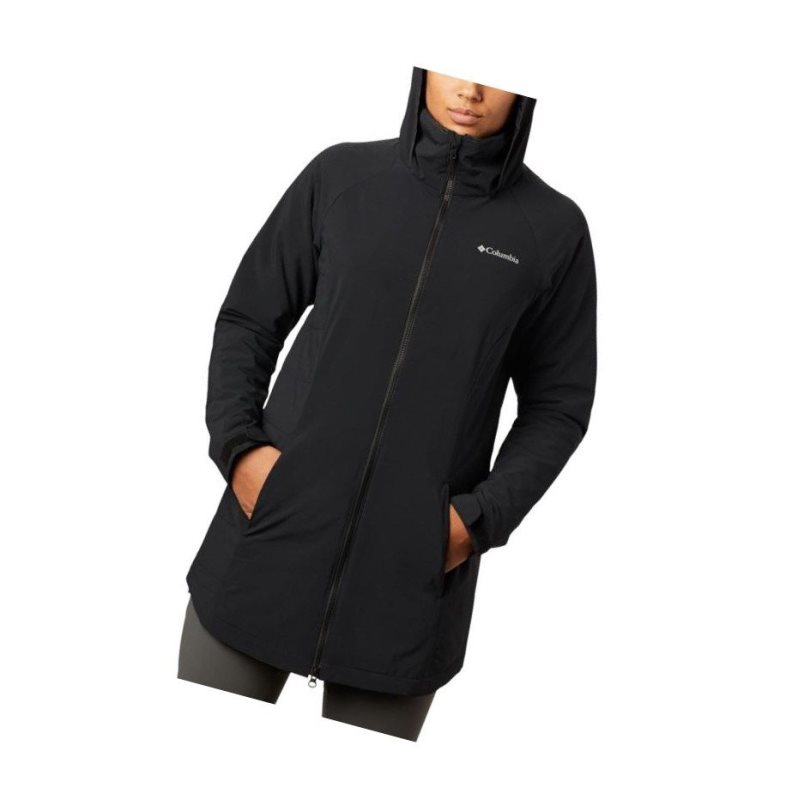 Columbia Cleveland Crest Long Mont Kadın Siyah | 93420-KGWZ