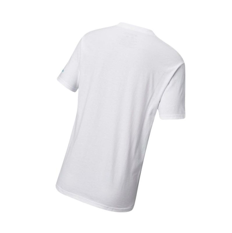 Columbia Cloudy Cotton Tişört Erkek Beyaz | 18324-QZXI