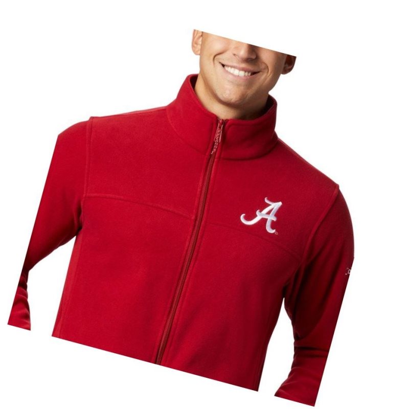 Columbia Collegiate Flanker III Fleece - Alabama Mont Erkek Kırmızı | 82093-CFRZ