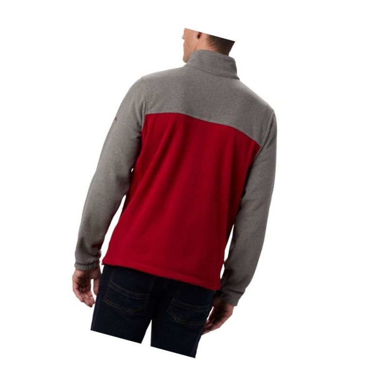 Columbia Collegiate Flanker III Fleece - Washington State Mont Erkek Gri Kırmızı | 57934-WHQX