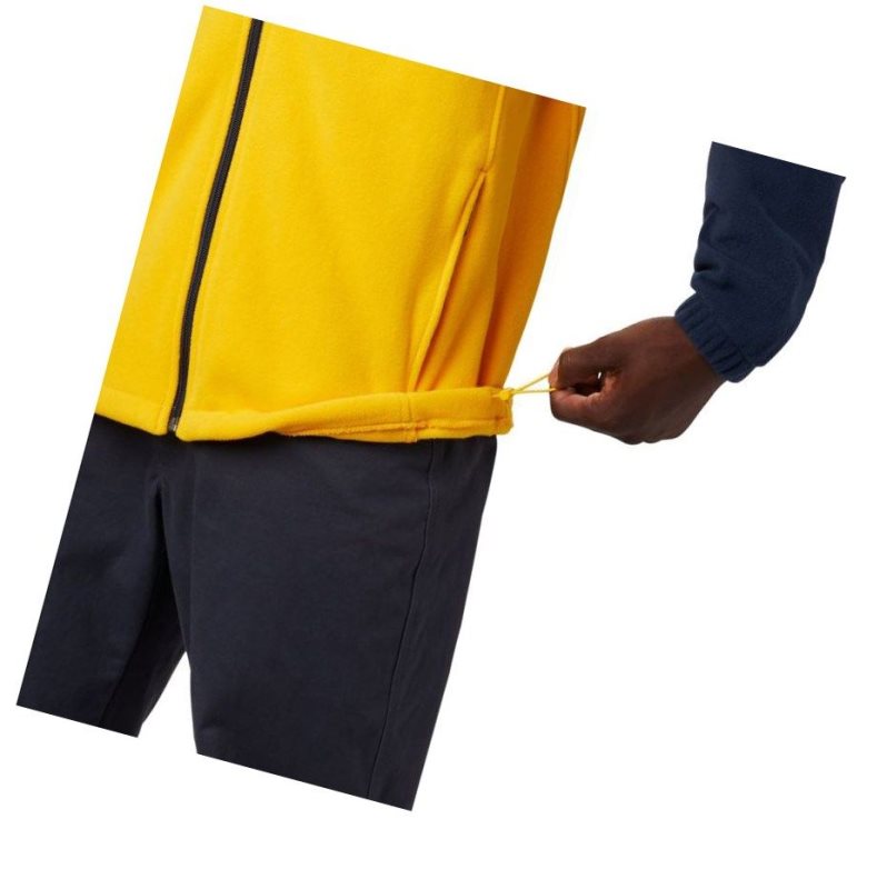 Columbia Collegiate Flanker III Fleece - Michigan Mont Erkek Lacivert Sarı | 50873-LZCP