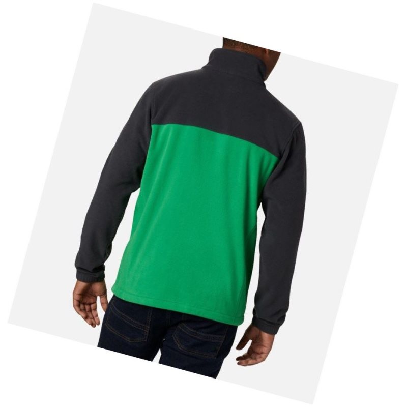 Columbia Collegiate Flanker III Fleece - Oregon Mont Erkek Koyu Gri Yeşil | 91654-MRKF