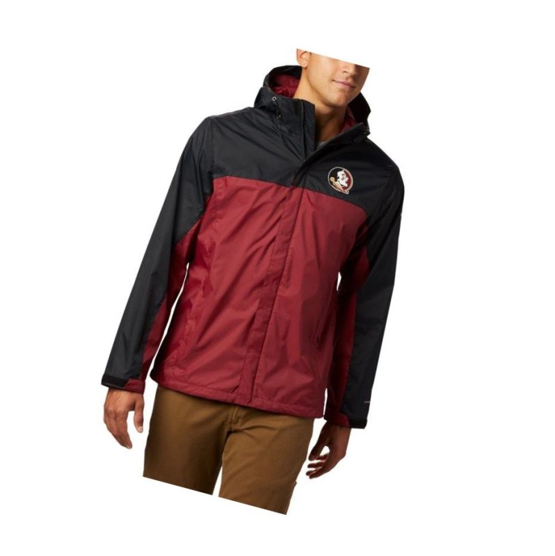 Columbia Collegiate Glennaker Storm - Florida State Mont Erkek Siyah Koyu Kırmızı | 02935-GSOI