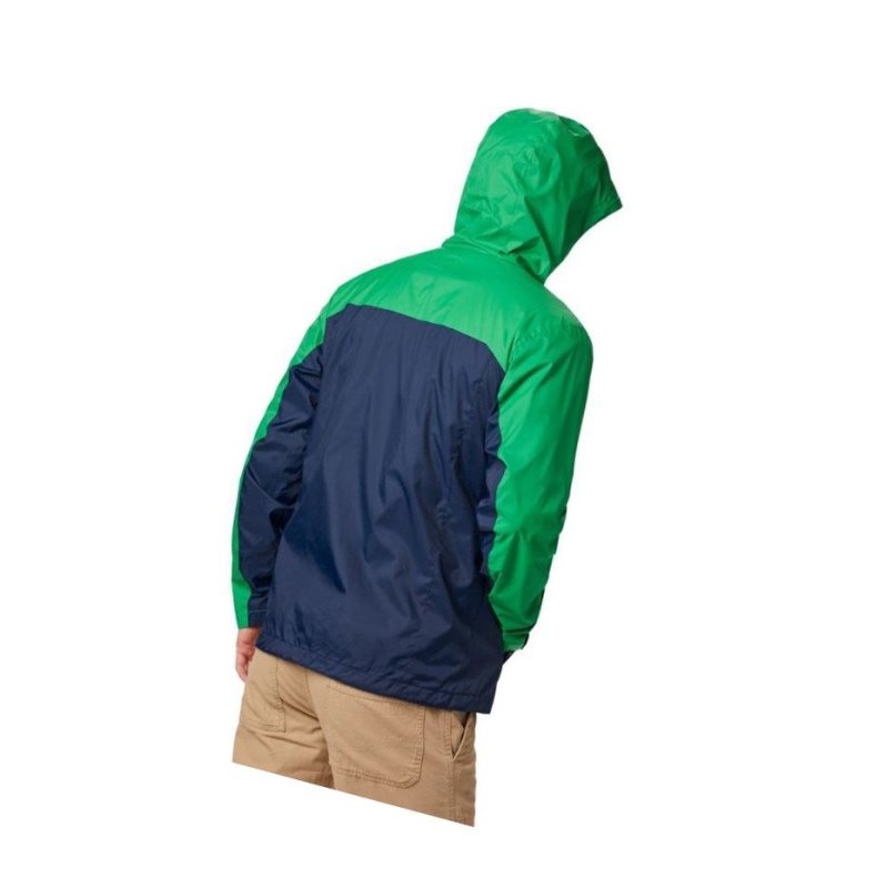 Columbia Collegiate Glennaker Storm - Notre Dame Mont Erkek Yeşil Lacivert | 78624-RZUI