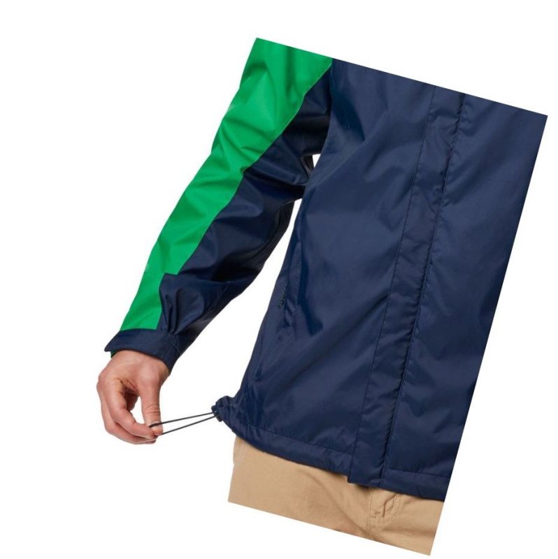 Columbia Collegiate Glennaker Storm - Notre Dame Mont Erkek Yeşil Lacivert | 78624-RZUI