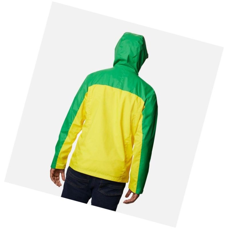 Columbia Collegiate Glennaker Storm - Oregon Mont Erkek Yeşil Sarı | 78263-DUXG
