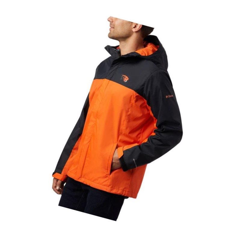 Columbia Collegiate Glennaker Storm - Oregon State Mont Erkek Siyah Kahverengi Turuncu | 67814-FDYM