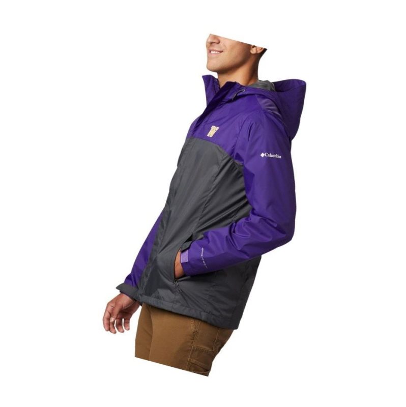Columbia Collegiate Glennaker Storm - Washington Mont Erkek Mor Koyu Gri | 27943-LDNF