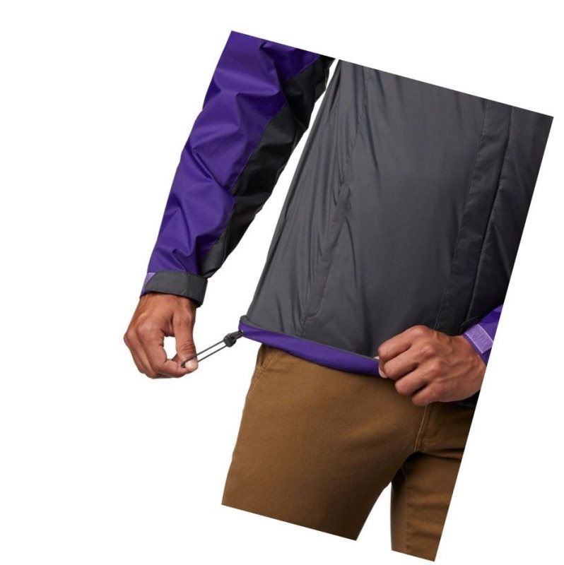 Columbia Collegiate Glennaker Storm - Washington Mont Erkek Mor Koyu Gri | 27943-LDNF