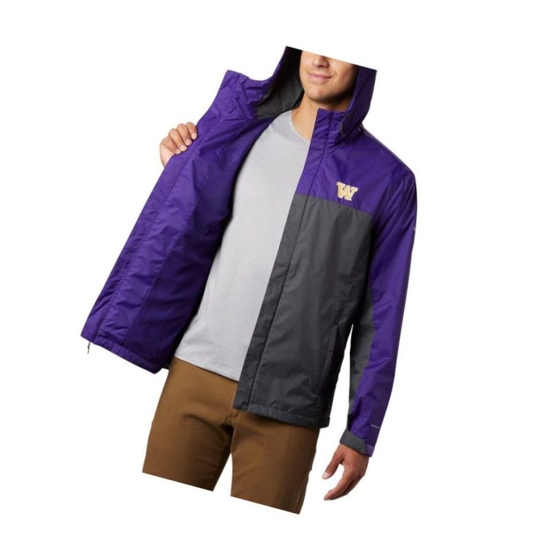 Columbia Collegiate Glennaker Storm - Washington Mont Erkek Mor Koyu Gri | 27943-LDNF