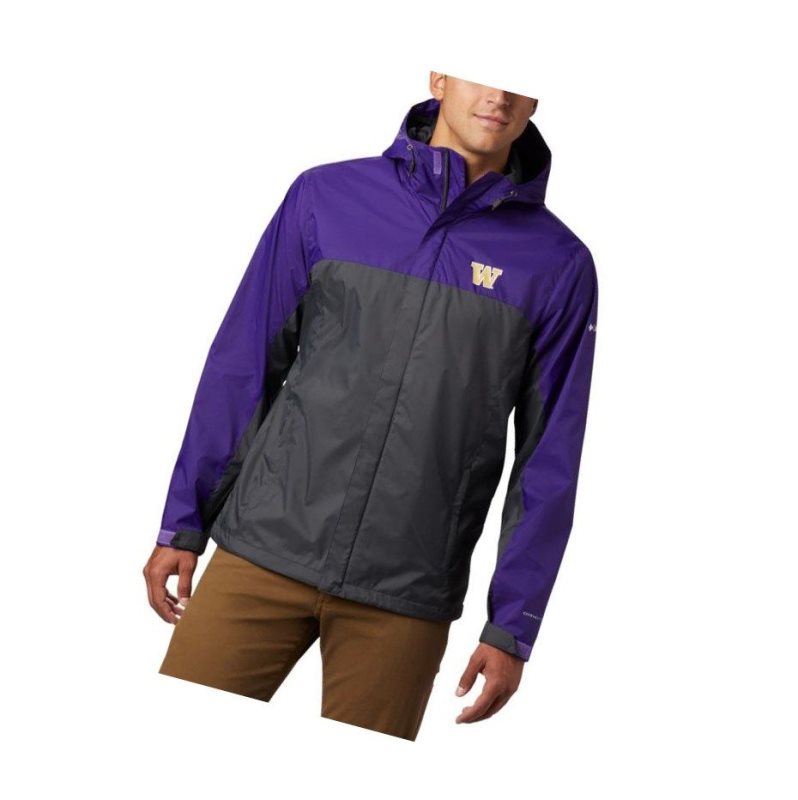 Columbia Collegiate Glennaker Storm - Washington Mont Erkek Mor Koyu Gri | 27943-LDNF