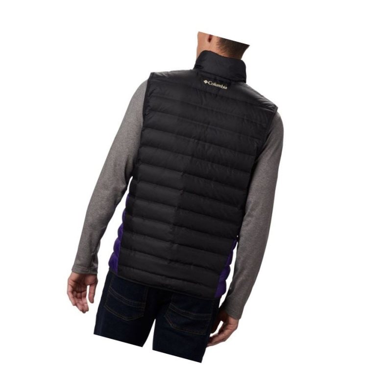 Columbia Collegiate Lake 22 Reversible - Washington Yelek Erkek Siyah Mor | 85217-XBUD