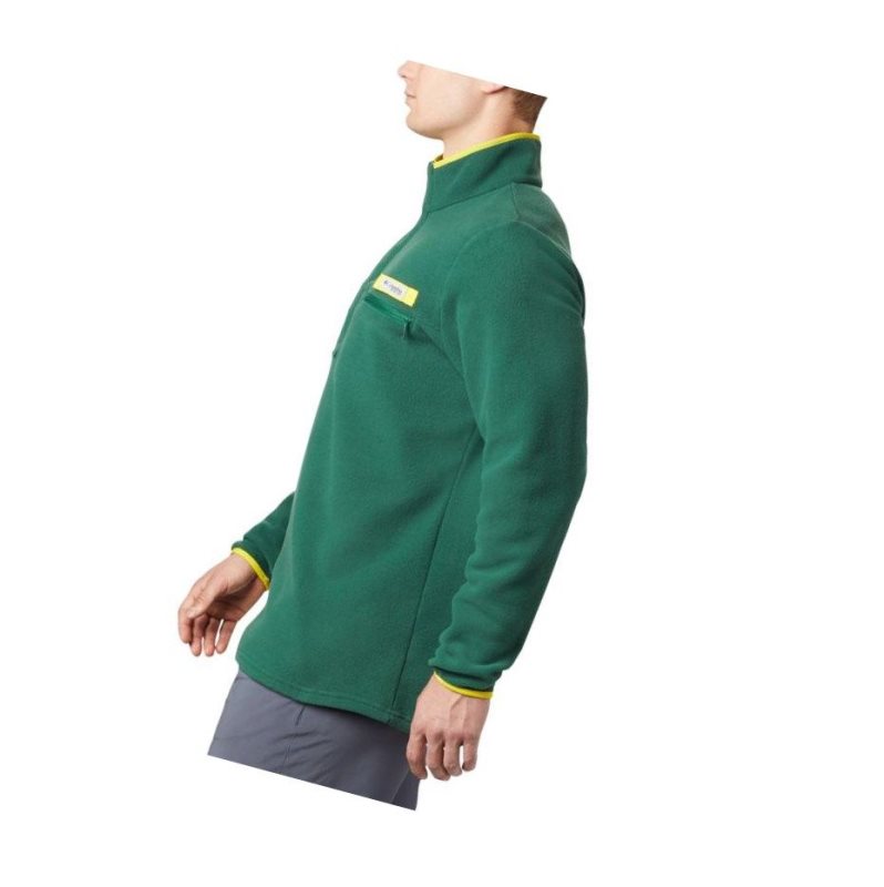 Columbia Collegiate PFG Harborside Fleece - Oregon Mont Erkek Yeşil | 36871-QGJO